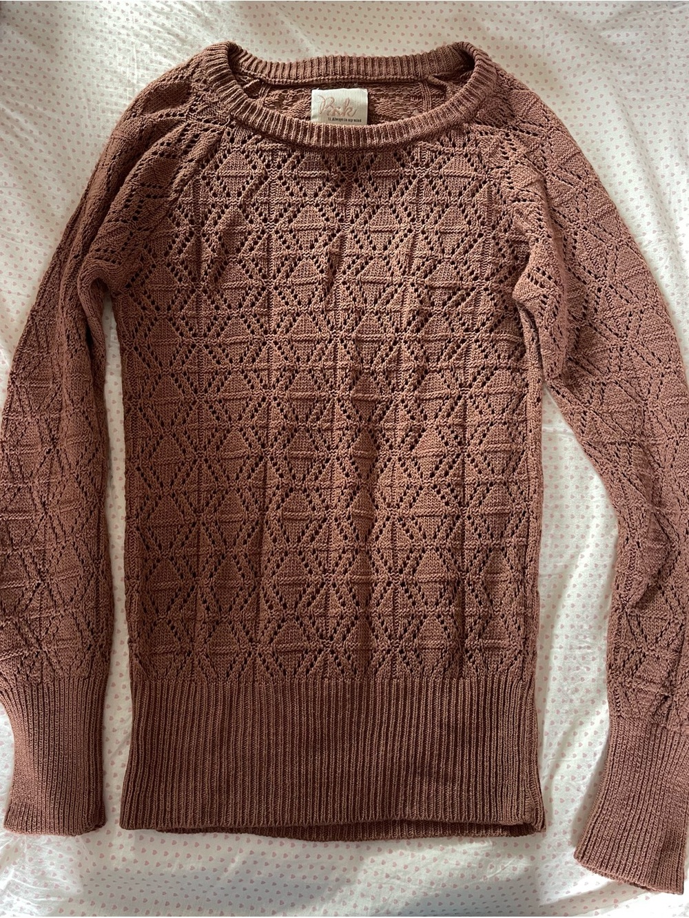 Lightweight Loose Knit Sweater - Size Medium